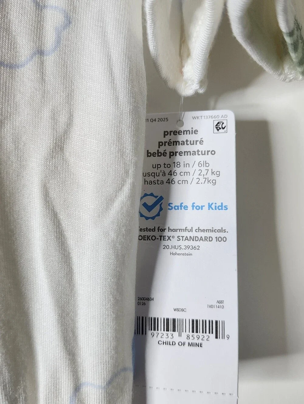 Carter's Preemie Baby Viscose Sleepers Pjs Soft Breathable Hot Air Balloon